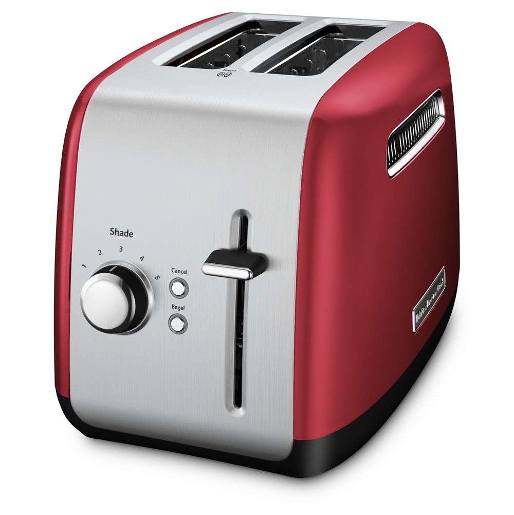 2-Slice Toaster with manual lift lever - Empire Red | KitchenAid US
