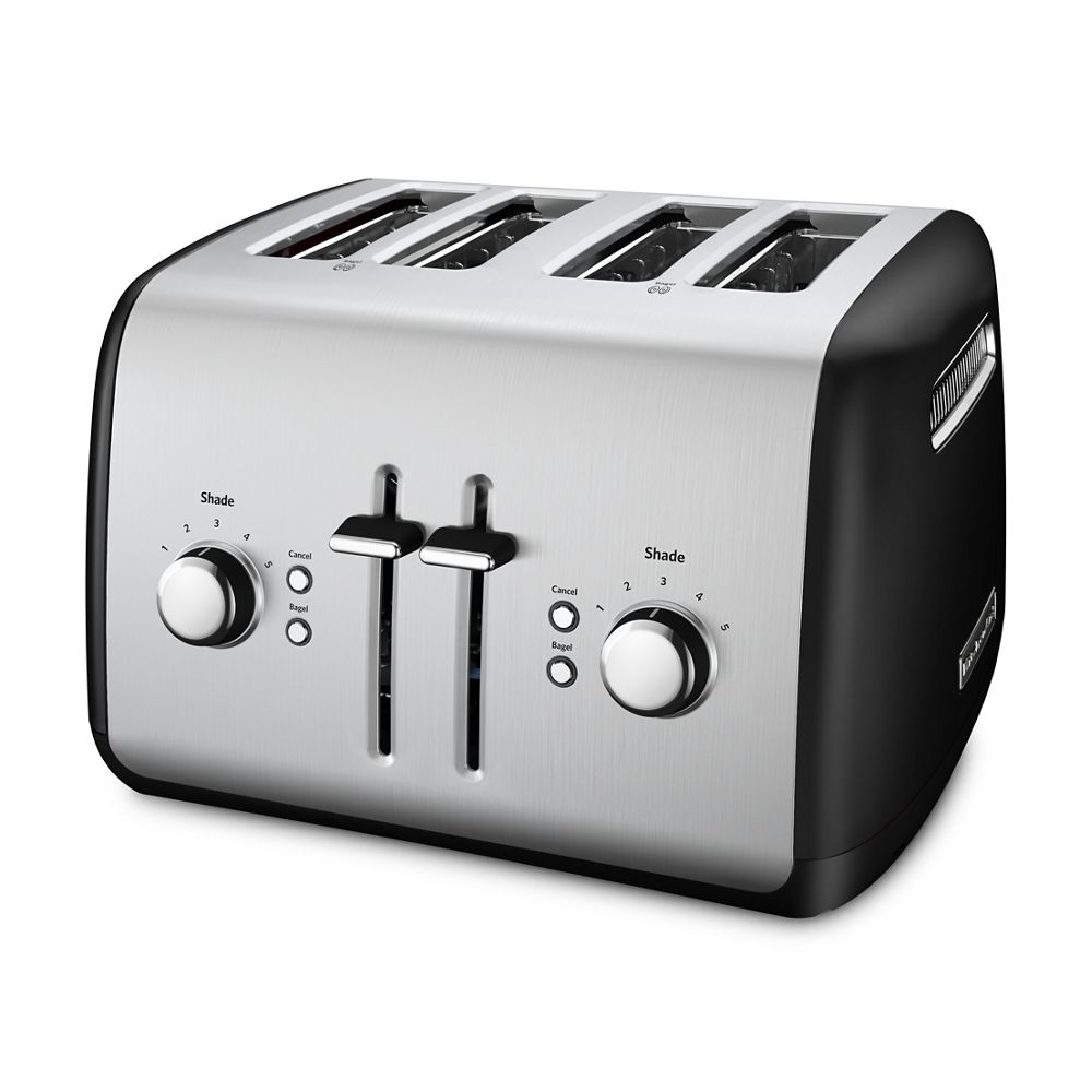 4-Slice Toaster with Manual High-Lift Lever - Onyx Black | KitchenAid US