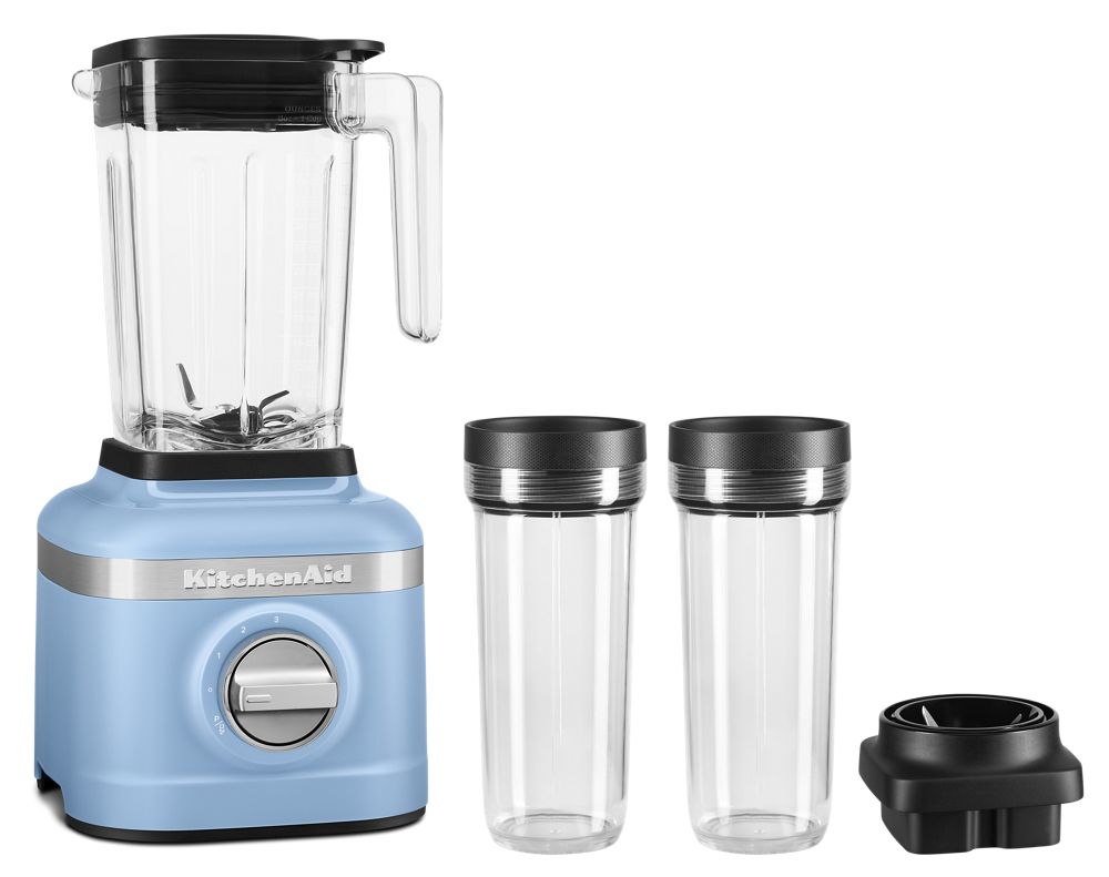 K150 3 Speed Ice Crushing Blender with 2 Personal Blender Jars - Blue Velvet | KitchenAid US