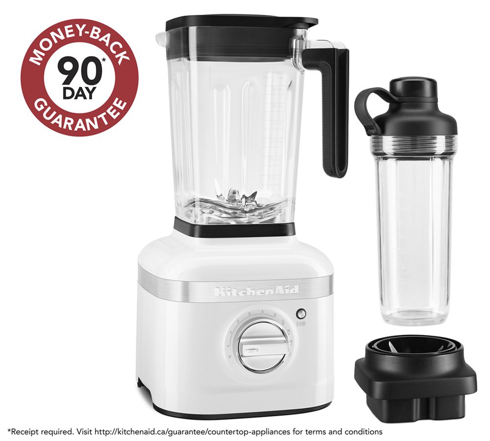 K400 Variable Speed Blender with Personal Blender Jar - White | KitchenAid US