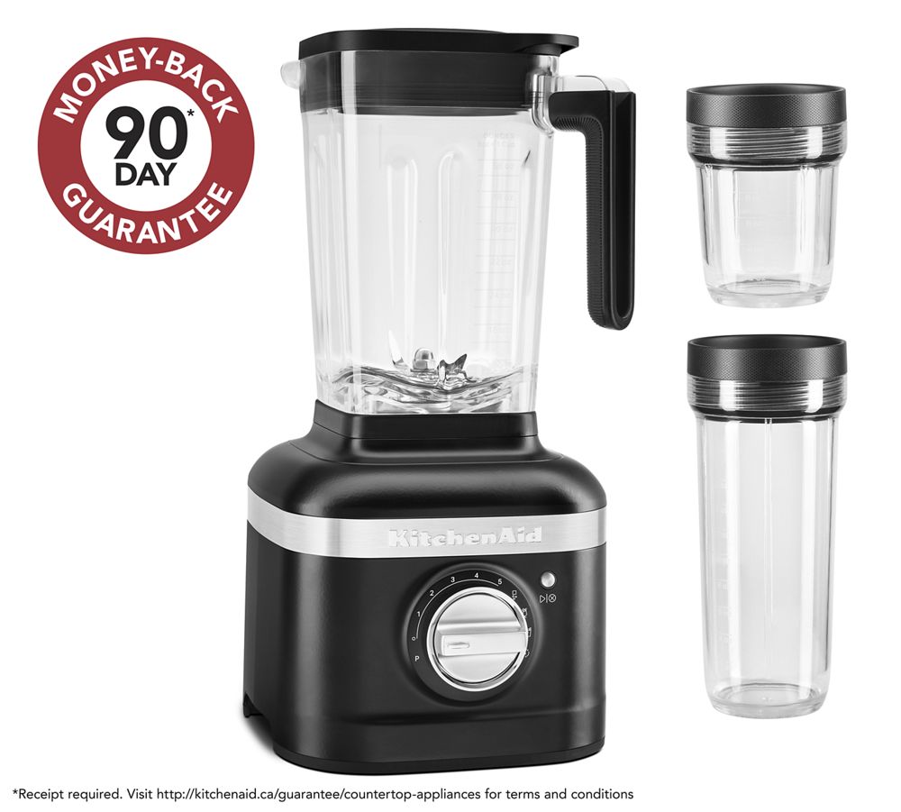 K400 Blender with 16- & 56-oz Jars - Black Matte | KitchenAid US