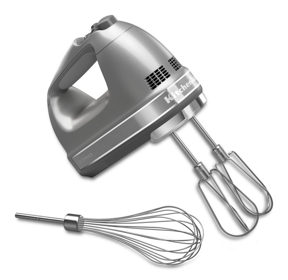 7 Speed Digital Hand Mixer (refurbished) - Contour Silver | KitchenAid US