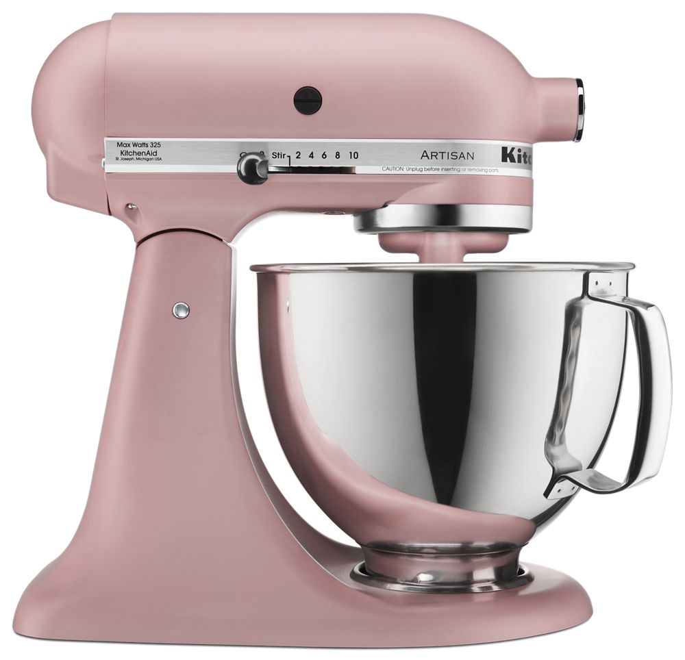 Artisan® Series 5 Quart Tilt-Head Stand Mixer - Matte Dried Rose | KitchenAid US