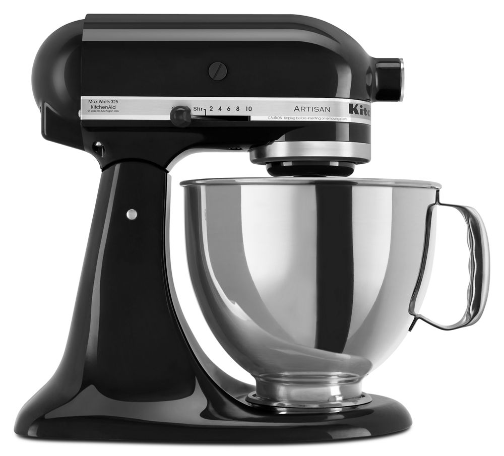 Artisan® Series 5 Quart Tilt-Head Stand Mixer - Onyx Black | KitchenAid US