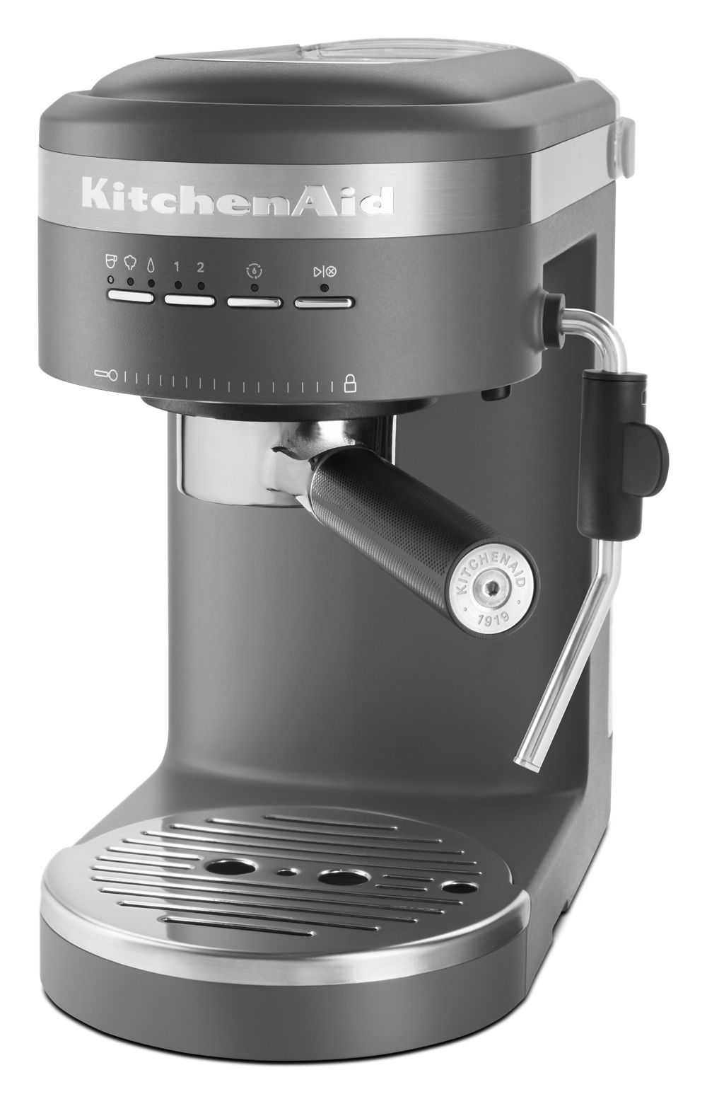 Semi-Automatic Espresso Machine - Matte Charcoal Grey | KitchenAid US