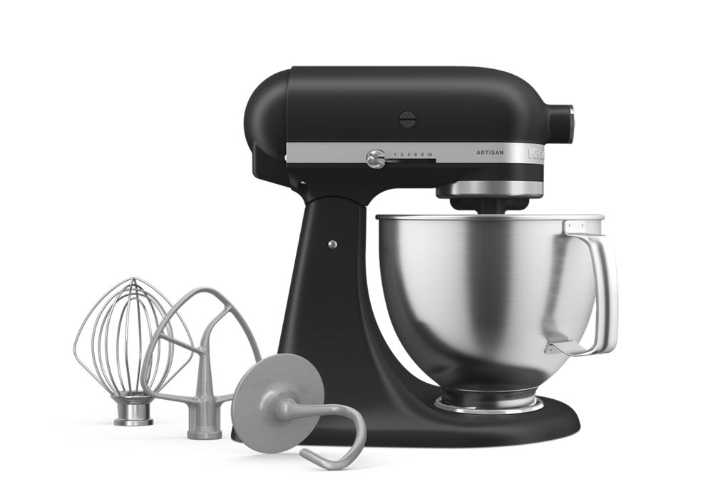 Artisan® Series 5 Quart Tilt-Head Stand Mixer with Premium Touchpoints - Black Matte | KitchenAid US