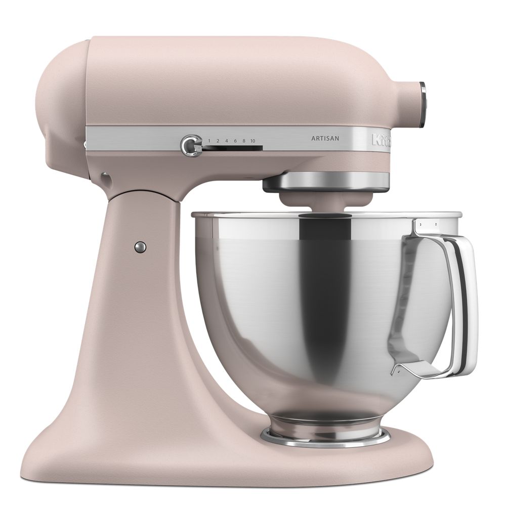Artisan® Series 5 Quart Tilt-Head Stand Mixer with Premium Accessory Pack - Feather Pink | KitchenAid US