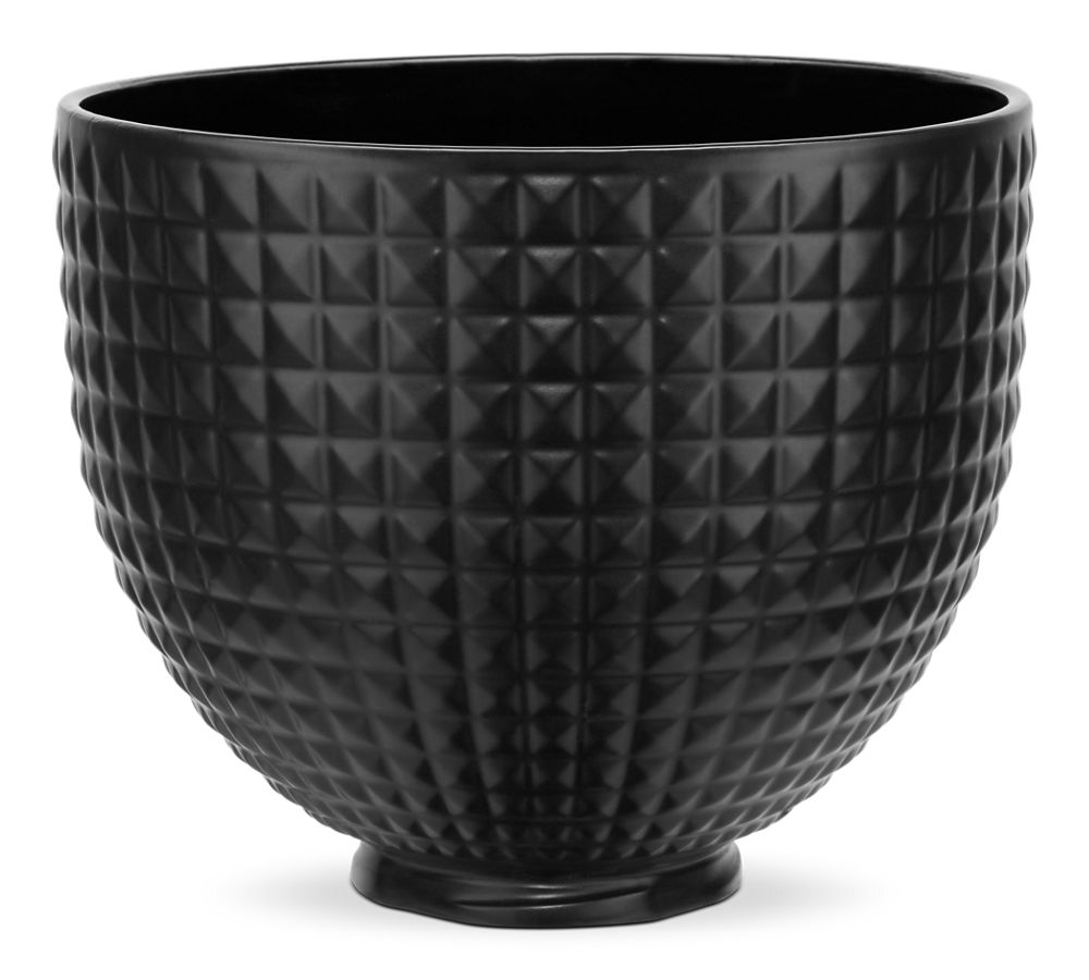 5 Quart Black Studded Ceramic Bowl | KitchenAid US