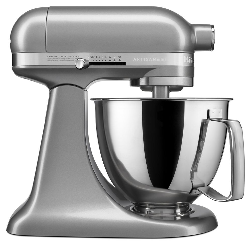 Artisan® Mini 3.5 Quart Tilt-Head Stand Mixer - Contour Silver | KitchenAid US