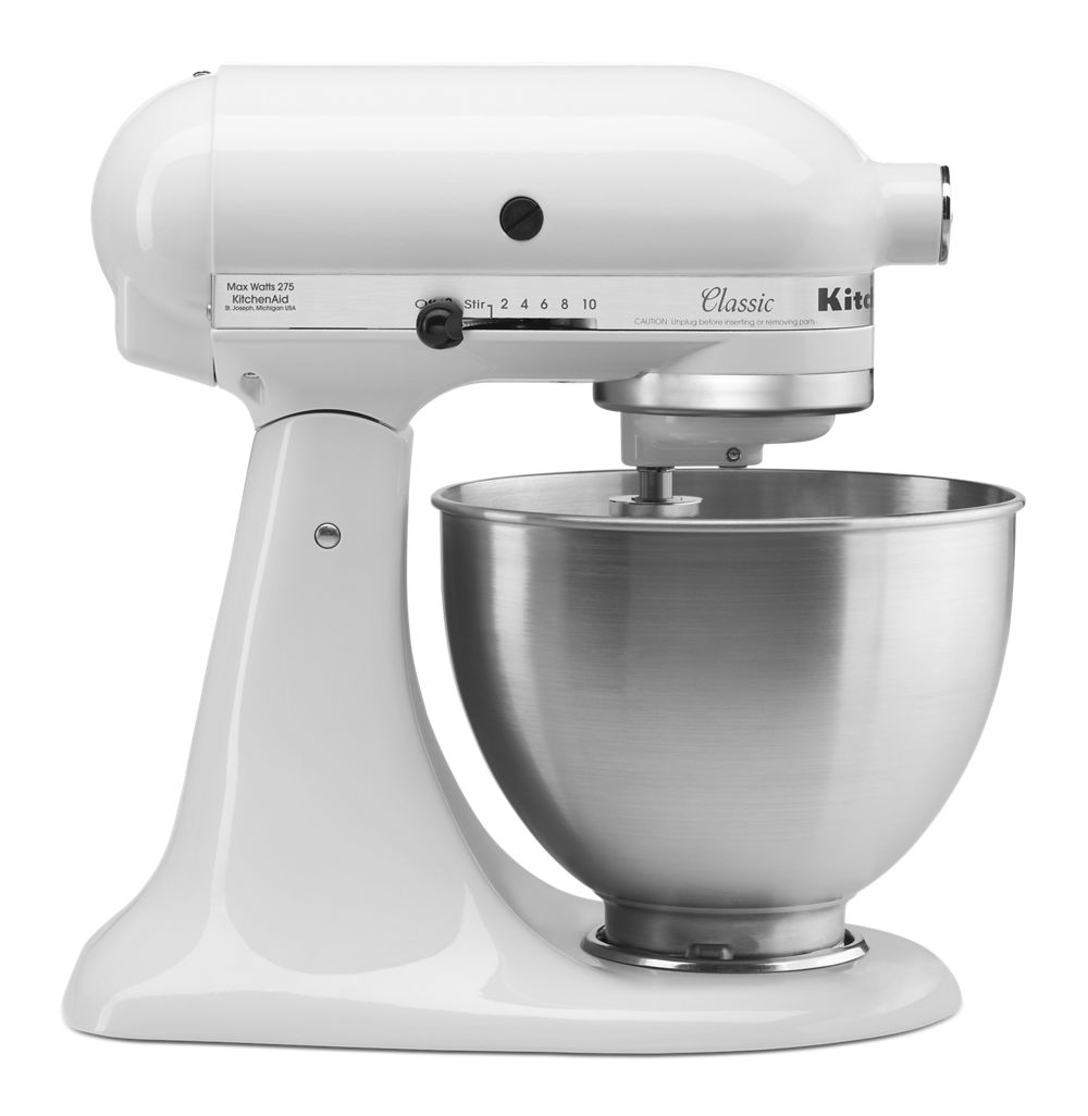 Classic™ Series 4.5 Quart Tilt-Head Stand Mixer - White | KitchenAid US