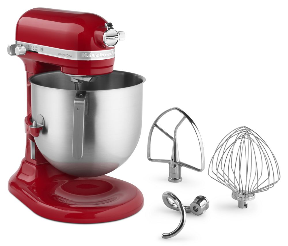 NSF Certified® Commercial Series 8 Quart Bowl Lift Stand Mixer - Empire Red | KitchenAid US