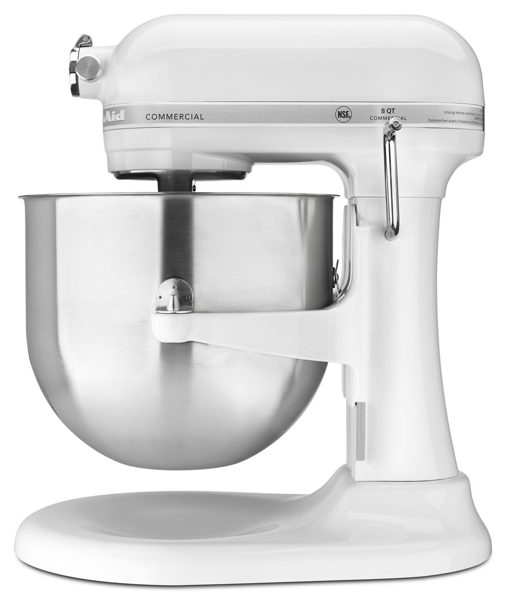 NSF Certified® Commercial Series 8 Quart Bowl Lift Stand Mixer - White | KitchenAid US