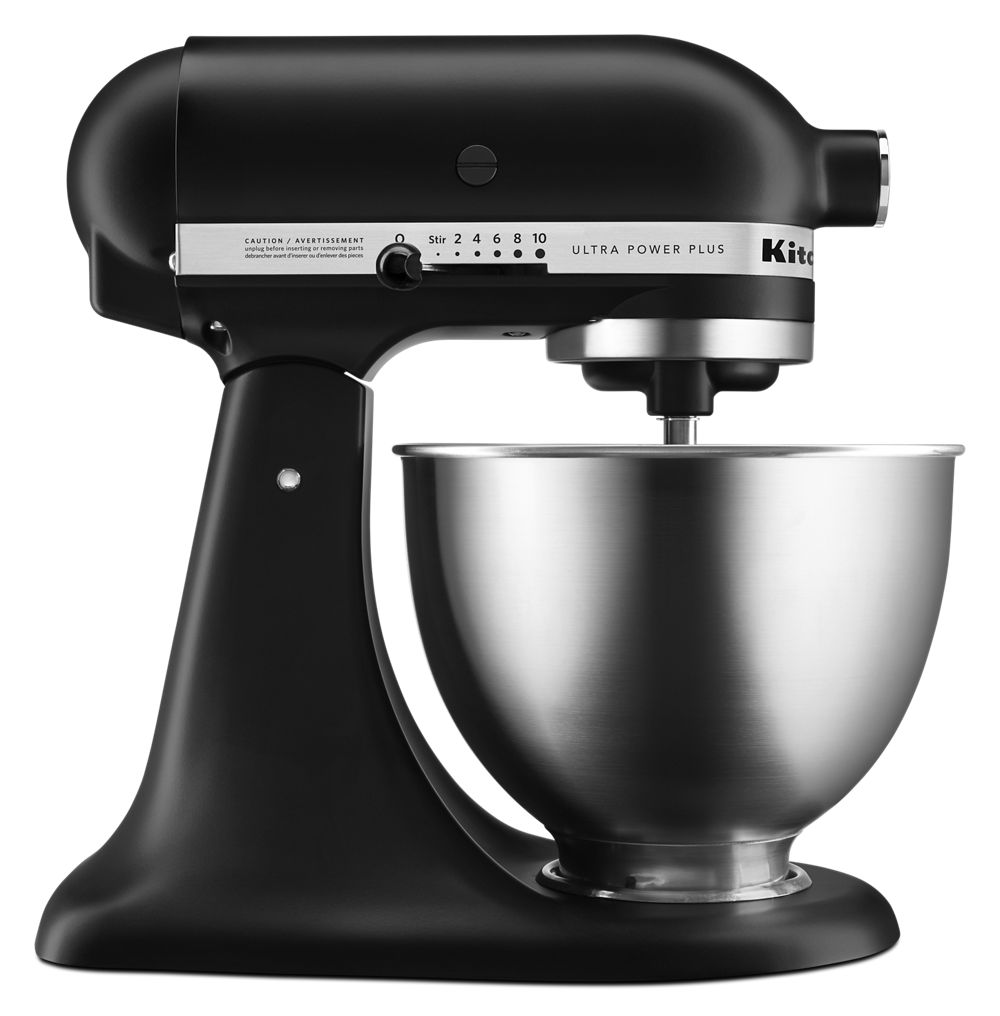 Ultra Power® Plus Series 4.5-Quart Tilt-Head Stand Mixer - Black Matte | KitchenAid US