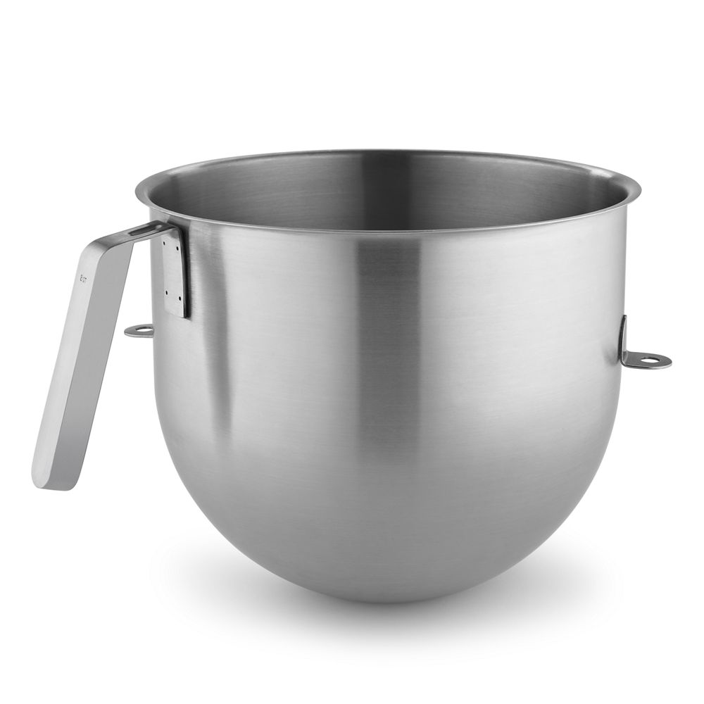 8 Quart NSF Certified Polished Stainless Steel Bowl with J Hook Handle | KitchenAid US