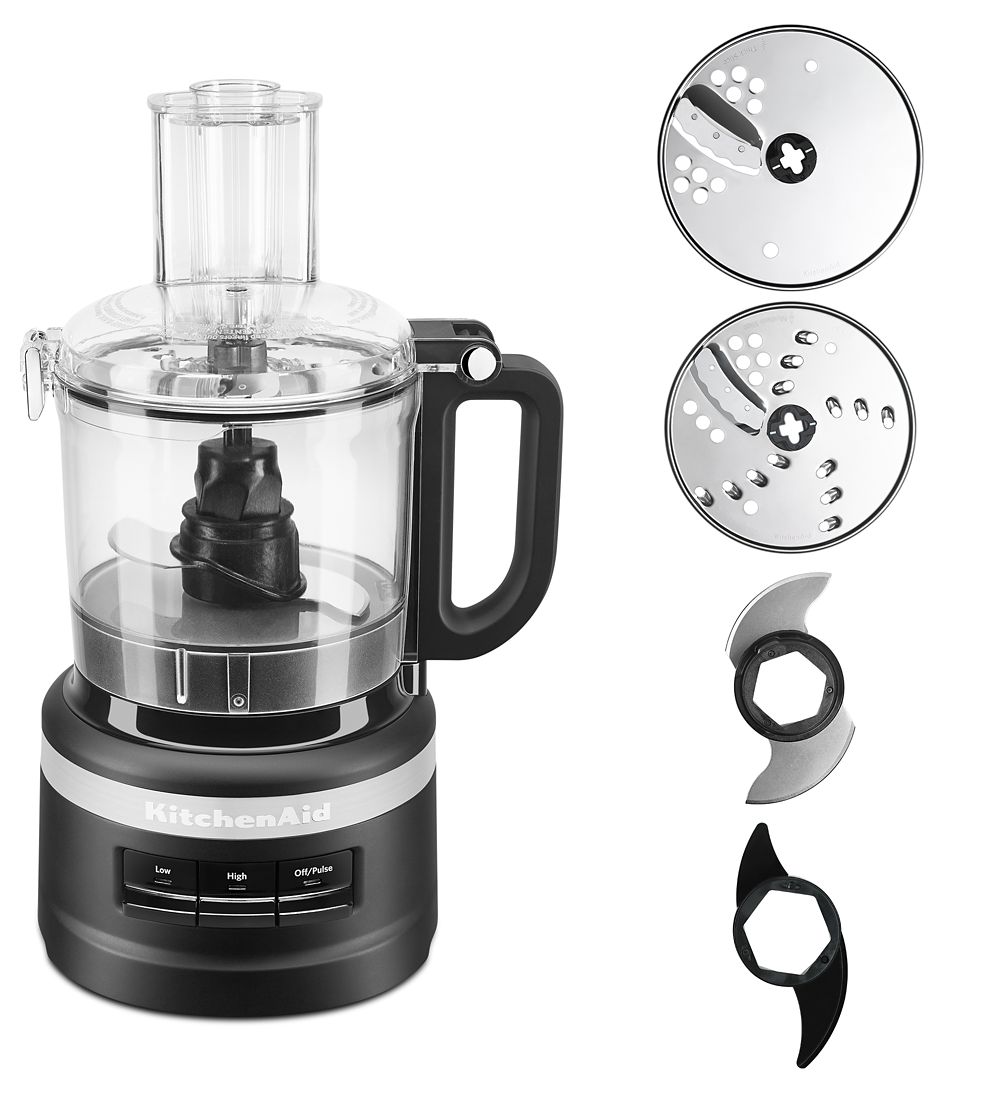 7 Cup Food Processor Plus - Black Matte | KitchenAid US