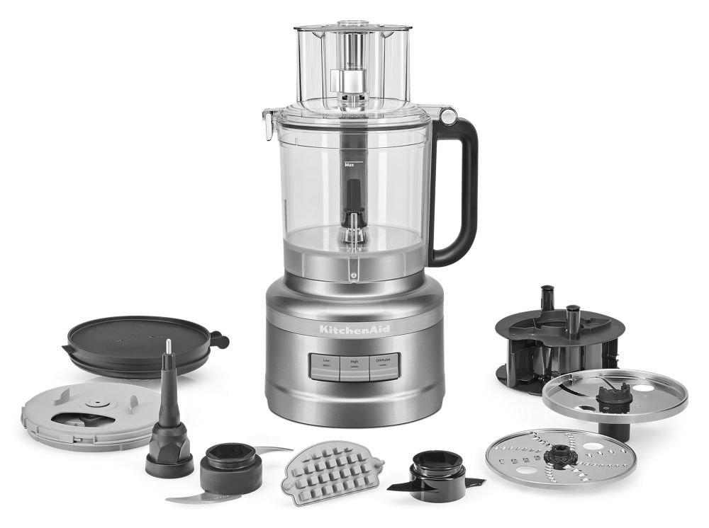 13-Cup Food Processor with Dicing Kit - Contour Silver | KitchenAid US