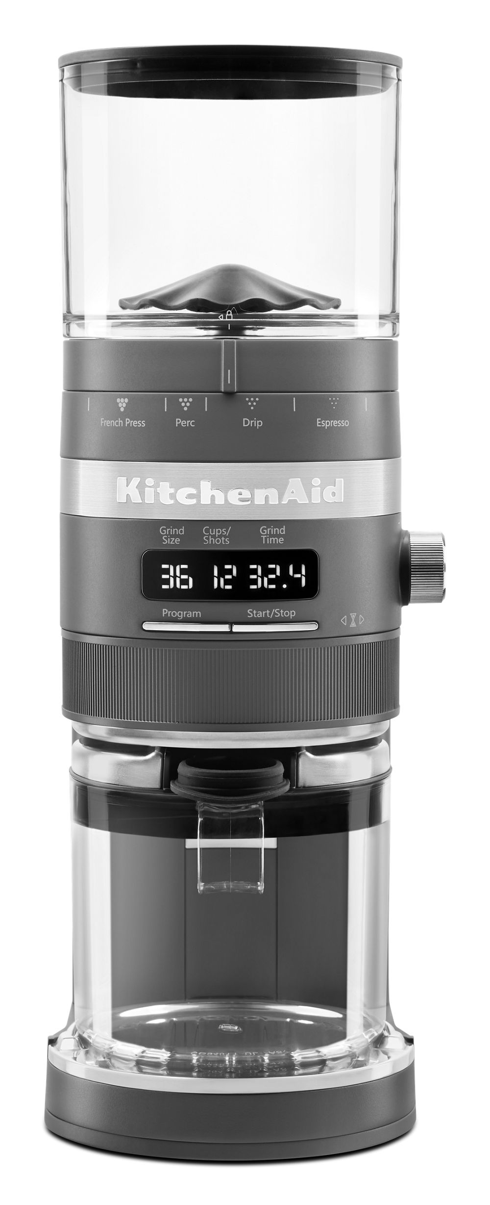 Burr Coffee Grinder - Matte Charcoal Grey | KitchenAid US
