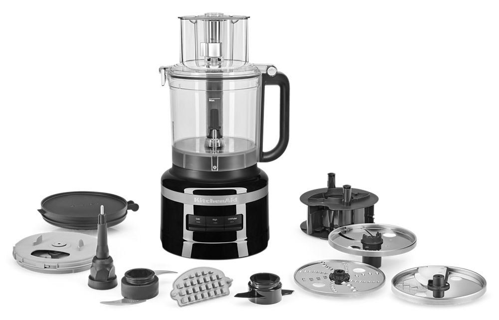 13-Cup Food Processor with French Fry Disc and Dicing Kit - Onyx Black | KitchenAid US