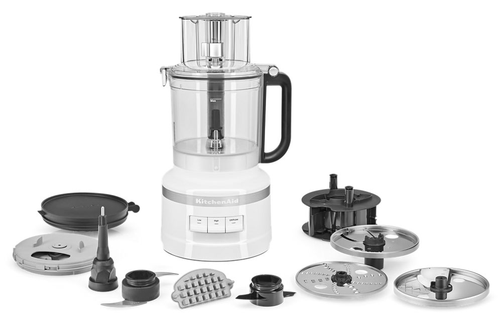 13-Cup Food Processor with French Fry Disc and Dicing Kit - White | KitchenAid US