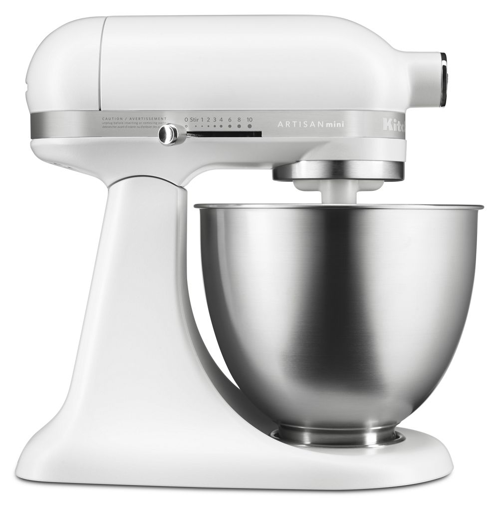 Refurbished Artisan® Mini 3.5 Quart Tilt-Head Stand Mixer - Matte White | KitchenAid US
