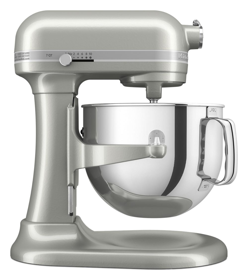 Refurbished 7 Quart Bowl-Lift Stand Mixer - Sugar Pearl Silver | KitchenAid US