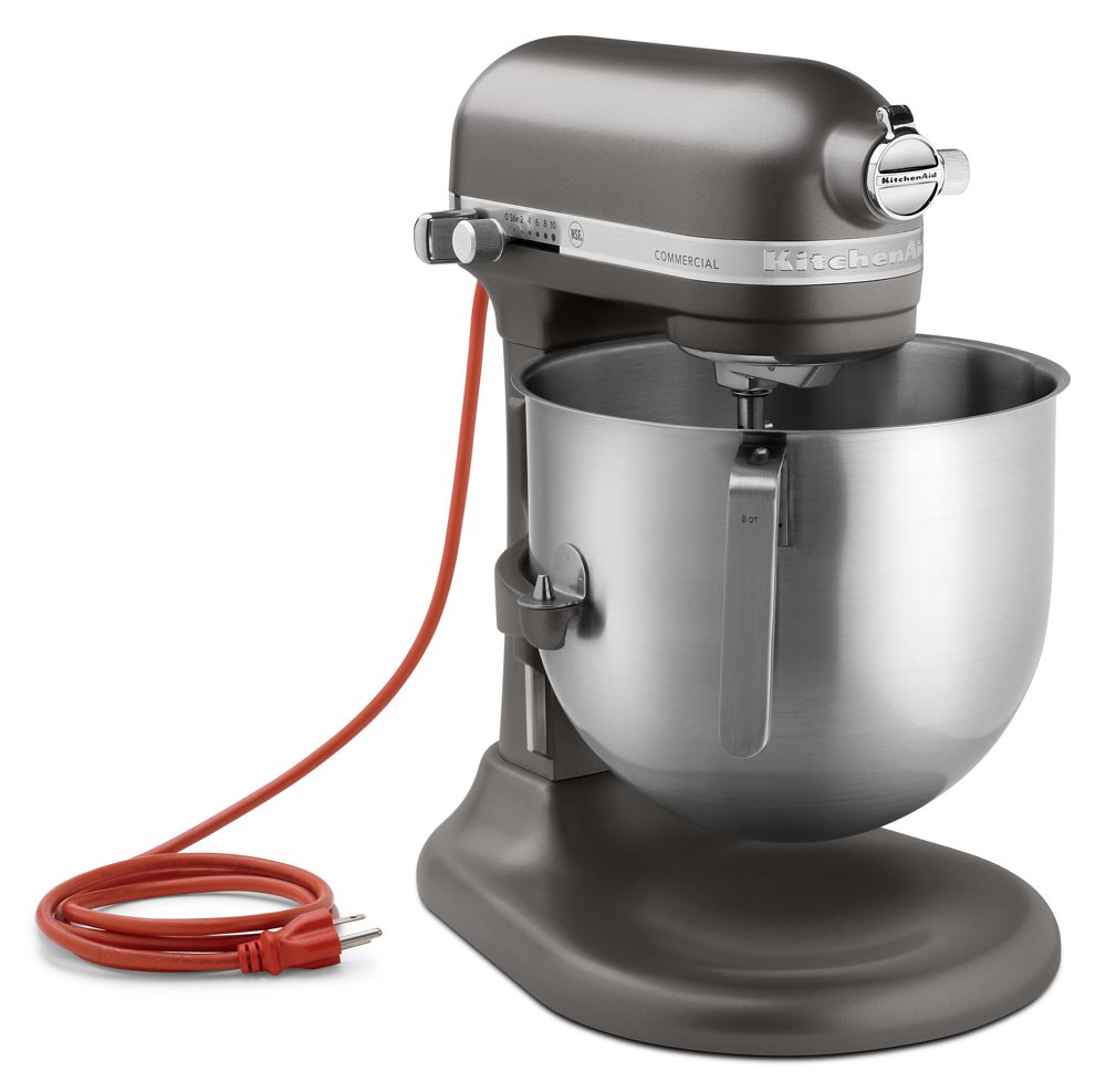 Refurbished NSF Certified® Commercial Series 8 Quart Bowl Lift Stand Mixer - Dark Pewter | KitchenAid US
