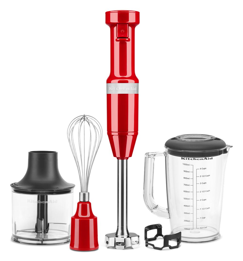 Variable Speed Corded Hand Blender with Accessories - Empire Red | KitchenAid US