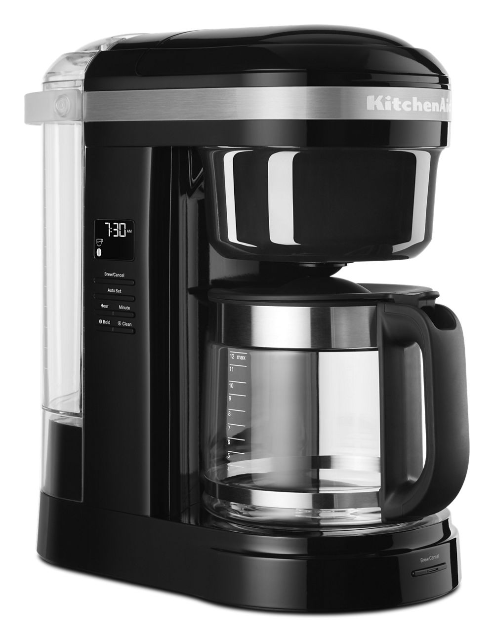 12 Cup Drip Coffee Maker with Spiral Showerhead - Onyx Black | KitchenAid US