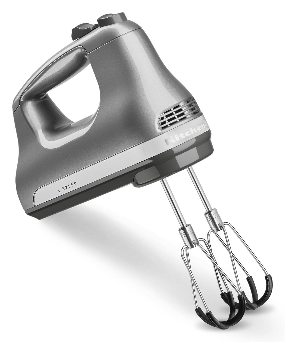 6 Speed Hand Mixer with Flex Edge Beaters - Contour Silver | KitchenAid US