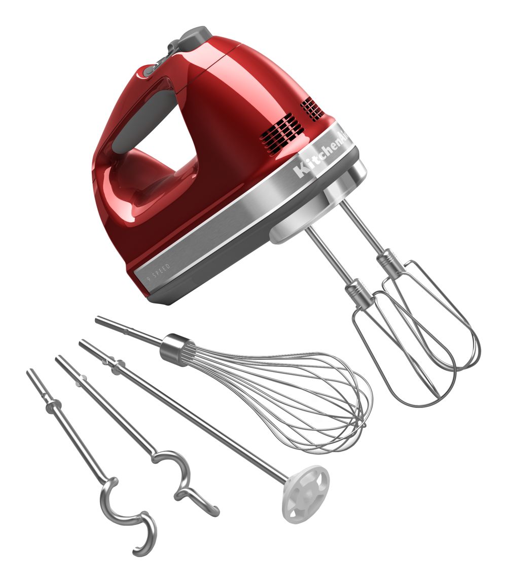 9-Speed Hand Mixer - Candy Apple Red | KitchenAid US
