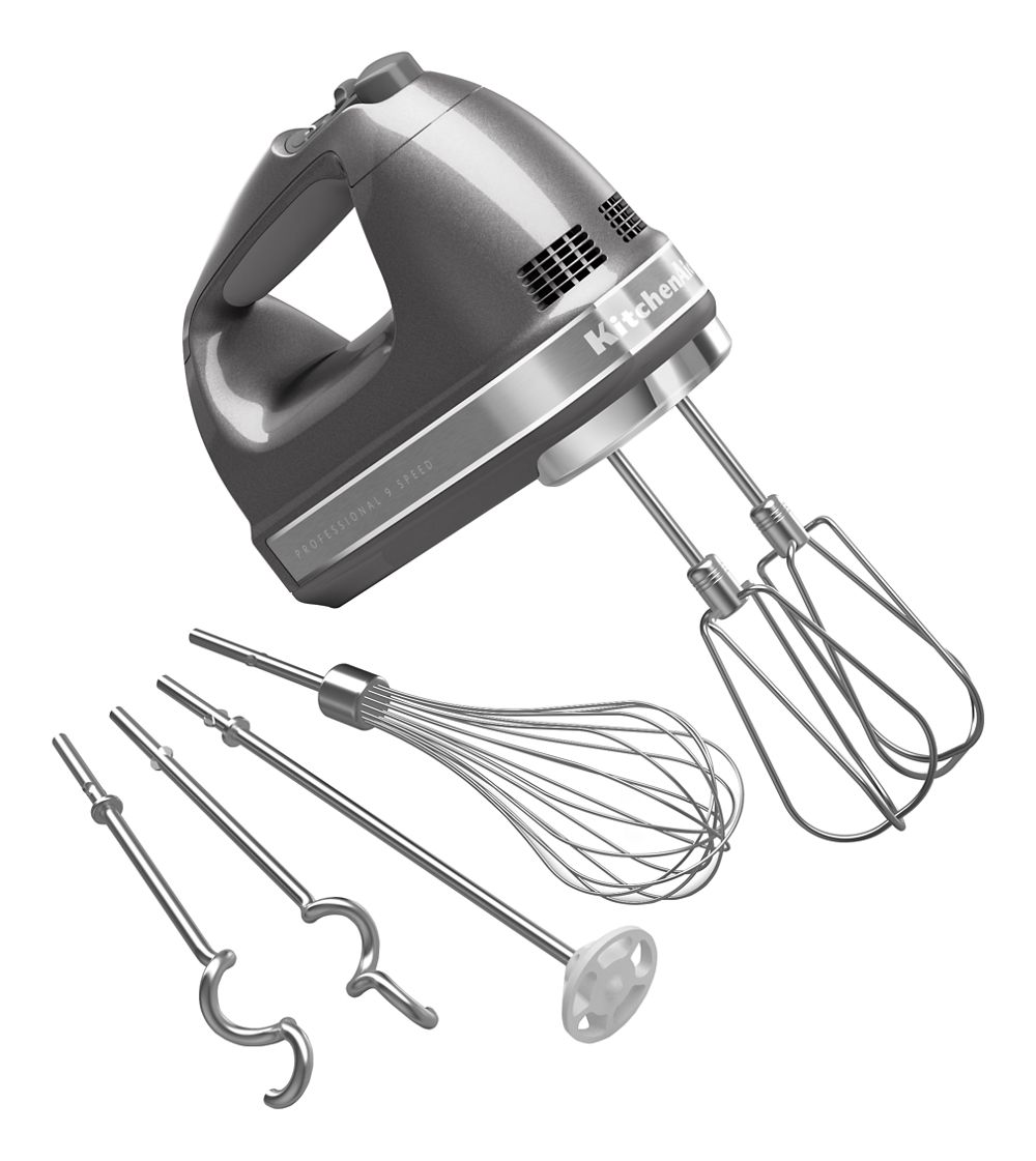 9-Speed Hand Mixer - Medallion Silver | KitchenAid US